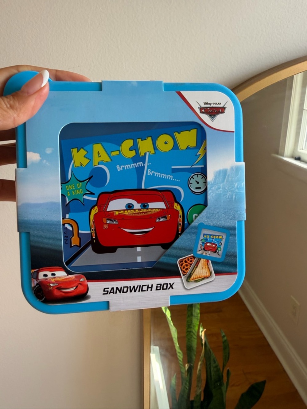 Loungefly Cars Ka-Chow Blue Kids Sandwich Box